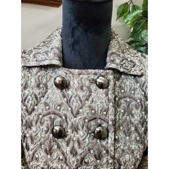 Rafaella Women's Gray Rayon Buttons Front Long Sleeve Casual Long Jacket Size 6 - Picture 2 of 10